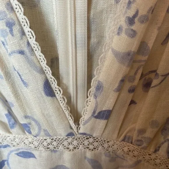 Reformation lili ruffle midi dress 20 - Picture 5 of 10